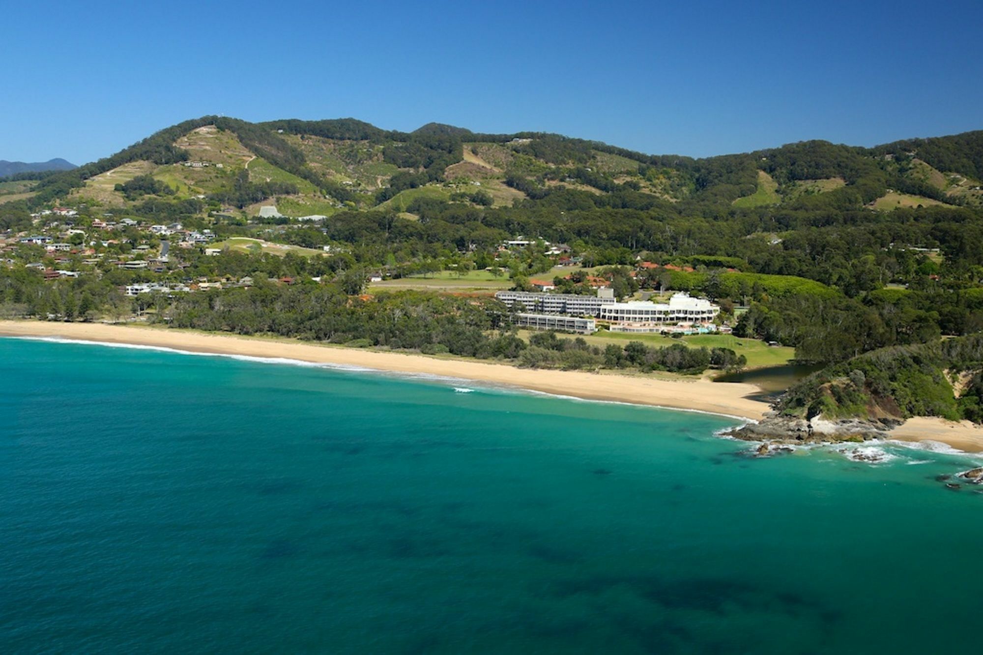 Absolute Beachfront Opal Cove Resort Korora Exteriör bild